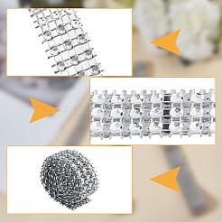 Пластиковая лента для шляпы со стразами&nbsp;DIY-DR00007