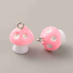 Подвески из непрозрачной смолы RESI-WH0035-13F