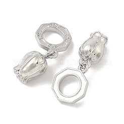 Европейские подвески-подвески в виде ландышей из латуни&nbsp;KK-B166-08P