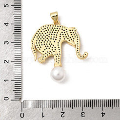 Ottone micro spianare pendenti zirconi&nbsp;KK-H267-064G