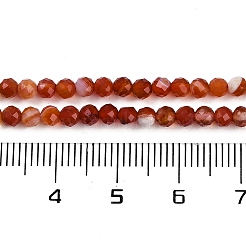 Натуральные полосатые агатовые бусы G-P553-G09-02