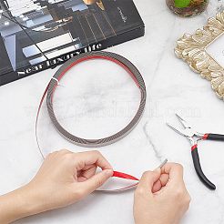 201 самоклеящаяся гибкая молдинговая накладка из нержавеющей стали FIND-WH0021-49A-P