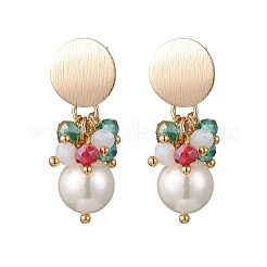 Серьги стекло болтающийся EJEW-TA00676