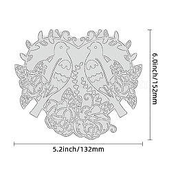Металлические штампы из углеродистой стали с горячей фольгой&nbsp;DIY-WH0226-022