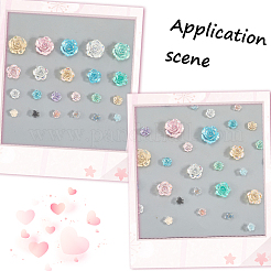 Кабошоны из прозрачной смолы&nbsp;CRES-SP0001-12