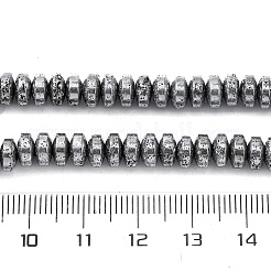 Гальванические бусины из натуральной лавы G-A256-E01-01G