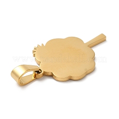 Placcatura ionica (ip) ciondoli in acciaio inossidabile 304&nbsp;STAS-C079-06G