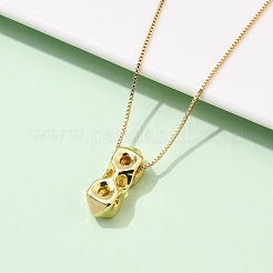 Латунный кулон в виде сыра NJEW-B135-02G