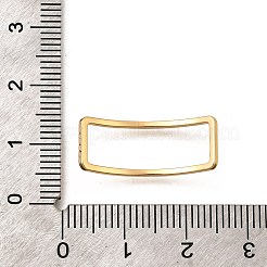 Латунные кольца-звенья с открытой задней частью KK-B152-08A-G