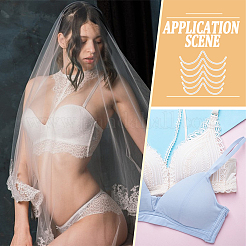 6 шт. 6 стиля купальник из нержавеющей стали 304 W-образной формы на косточках STAS-NB0001-82