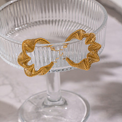 Серьги-кольца из нержавеющей стали 304&nbsp;JE2678-1