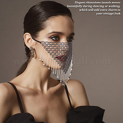 Eiserne Kopfbedeckung Maskerade-Masken&nbsp;AJEW-WH0312-36