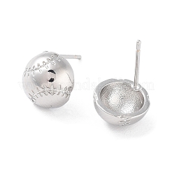 Латунь серьги&nbsp;EJEW-F332-01P