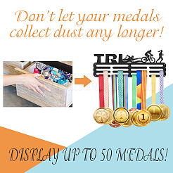Спортивная тема железная вешалка для медалей настенная стойка для дисплея ODIS-WH0021-487