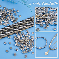 4 Strang 4 Stile galvanisierte synthetische nicht magnetische Hämatitperlenstränge&nbsp;G-PH0002-44