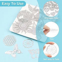 15 шт. 15 стиля 201 звенья соединительные подвески из нержавеющей стали&nbsp;STAS-YW0011-13