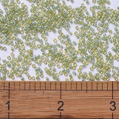 MIYUKIデリカビーズ  シリンダー  日本製シードビーズ  11/0  （db2052)ルミナスアスパラガスグリーン  1.3x1.6mm  穴：0.8mm  約10000個/袋  50 G /袋&nbsp;SEED-X0054-DB2052