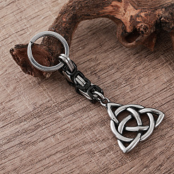 Portachiavi triqueta in acciaio inox 304&nbsp;LS-GS1230