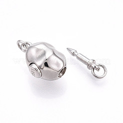 925 застежка из стерлингового серебра STER-T007-136P