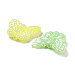 УФ-покрытие радужными переливающимися акриловыми бусинами&nbsp;OACR-F009-03