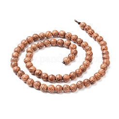 Деревянные бусины нити&nbsp;WOOD-F008-03-B