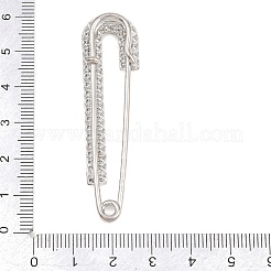 Sicherheitsnadelbroschen mit Kristallstrass&nbsp;JEWB-A040-01B-P