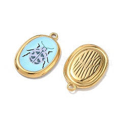 Подвески из нержавеющей стали 304 с эмалью&nbsp;STAS-K295-53G-03