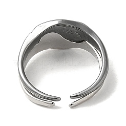 2 шт. 2 стильных открытых манжетных кольца со стразами RJEW-Z020-01