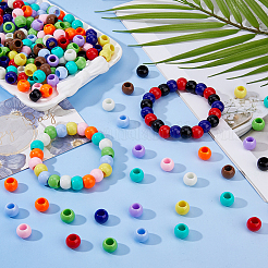 300 шт. Непрозрачные акриловые бусины&nbsp;SACR-DC0001-18