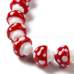 Бусы лэмпворк ручной работы LAMP-Q033-02A