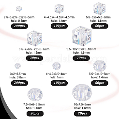 800 шт. 10 стиля ab цветные гальванизированные стеклянные бусины нити&nbsp;GLAA-GA0001-85