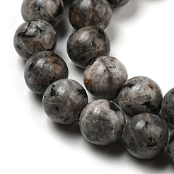 Brins de perles de jaspe sésame teintées naturellement&nbsp;G-E443-A36