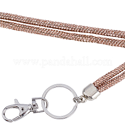 1 шт. шнурок для удостоверения личности из сплава со стразами&nbsp;AJEW-CP0009-93