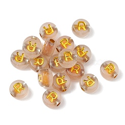 Leuchtende transparente Acrylperlen&nbsp;OACR-P037-01B-R