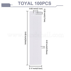 Карты дисплея скрепки для волос&nbsp;CDIS-WH0020-13