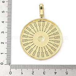 Латунные микро проложить кубического циркония подвески&nbsp;KK-L239-015G