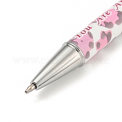 Пластиковая шариковая ручка с принтом «Слово AJEW-C038-01E