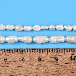 Cuentas de perlas de keshi barroco natural&nbsp;PEAR-N031-01