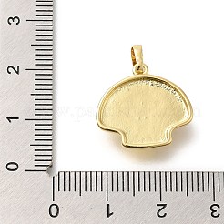 Ракушки формы стойка покрытие латунные подвески KK-I717-02G