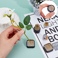 Японская икебана кензан цветочная лягушка AJEW-PH0016-67