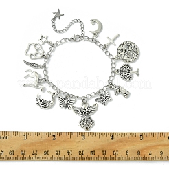 Bracciali a catena intrecciata in ferro&nbsp;BJEW-FS00008