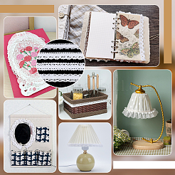 4 рулон 4-х видов хлопковой цветочной кружевной ленты&nbsp;OCOR-FG0002-77A