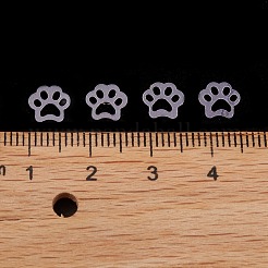 Пластиковые бусины с пайетками&nbsp;PVC-R024-09B