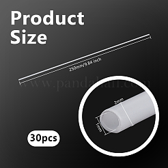 30 шт. круглая трубка из АБС-пластика&nbsp;KY-OC0001-44A