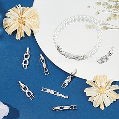 8 шт. 4 стиля застежки для часов из латуни с прозрачным кубическим цирконием KK-OC0001-46P