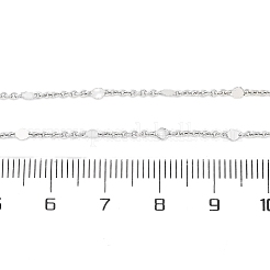 Ожерелье из латунной цепочки толщиной 1 мм для женщин и мужчин KK-P302-02P