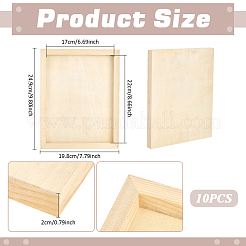Bilderrahmen aus Holz und Ton&nbsp;WOCR-WH0004-025