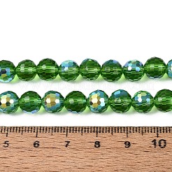 Гальванизируйте прозрачное стекло бисер нитей&nbsp;EGLA-N024-01A-C02