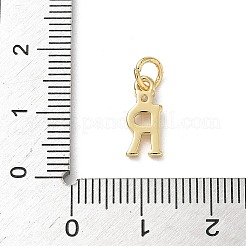 Ciondoli in ottone con pavé di zirconi chiari&nbsp;KK-A273-01G-R