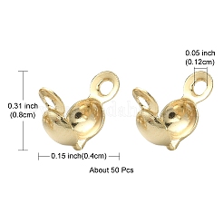 Наконечники бусин из нержавеющей стали 304 STAS-YW0001-47